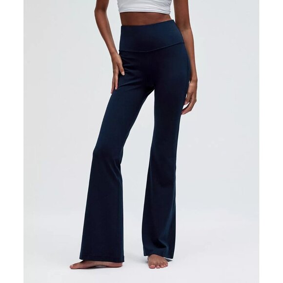 Groove Nulu Super-High-Rise Flared Pant 32.5" - True Navy - Picture 1 of 6